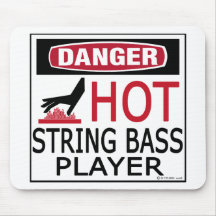 Hett String Bass Player