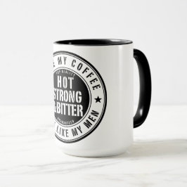 Hett Strong och Bitter Manar Coffee Mugg