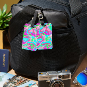 Hett Summer Vibes Abstrakt Bagagebricka