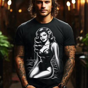 Hett Swimdress Pin-up T Shirt