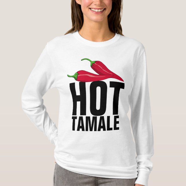 HETT TAMALE DAM T-SHIRTS (Framsida)