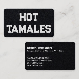 Hett Tamales Premium Visitkort