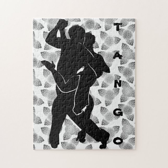 Hett Tango Dancers - Blommor Art Pussel (Vertikal)