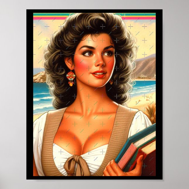 Hett Teacher Sticker Poster (Framsidan)