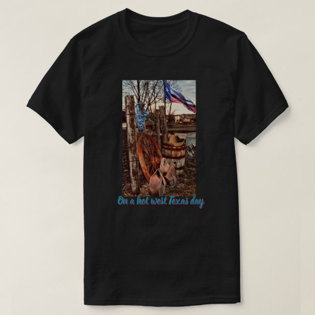 Hett Texas T Shirt (Design framsida)