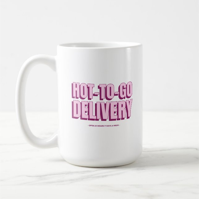 Hett till Go Delivery Coffee Mugg (Vänster)