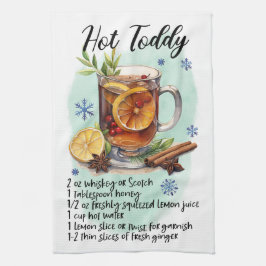 Hett Toddy Recipe julrecensionsdesign Kökshandduk
