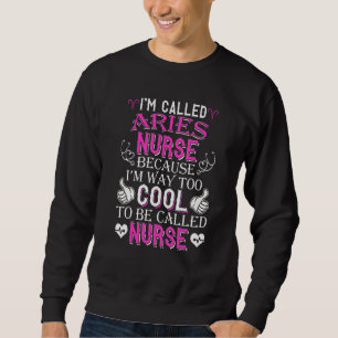 Hett Trend I kallas Aries Nurse Lång Ärmad Tröja