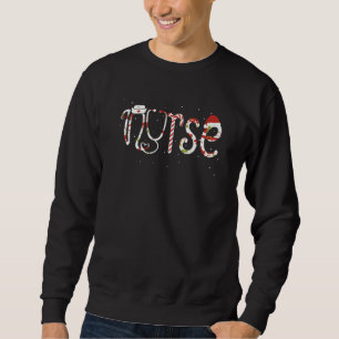 Hett Trend Nurse Candy X Mas Lång Ärmad Tröja