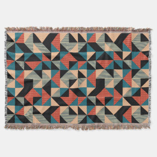 Hett Triangel: Geometric Memphis Stil. Filt