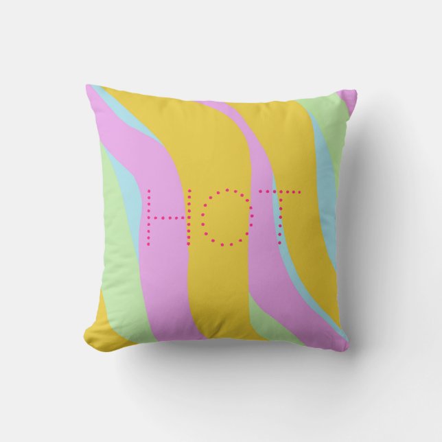 Hett Tropical Print Pastel by © Cathy Thompson Kudde (Framsida)