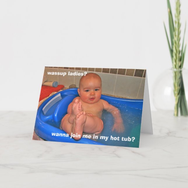 Hett Tub Baby Kort (Framsida)