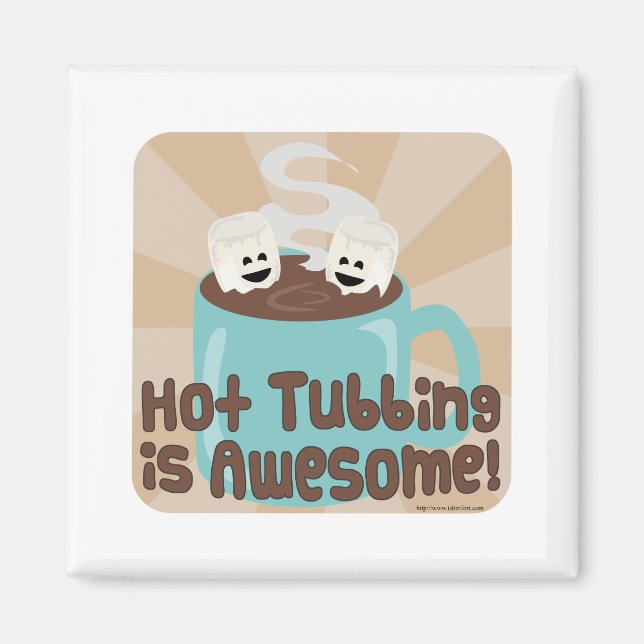 Hett Tubbing Marshmallow Magnet (Framsidan)