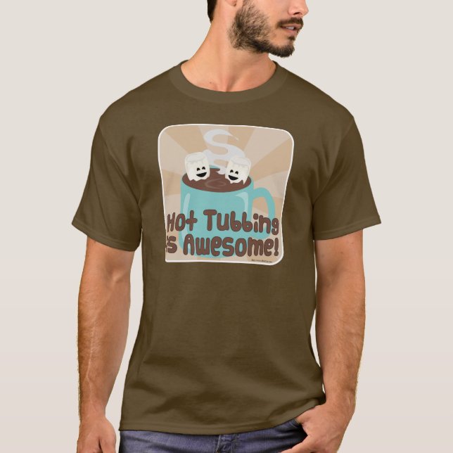 Hett Tubbing Marshmallow T-shirt (Framsida)