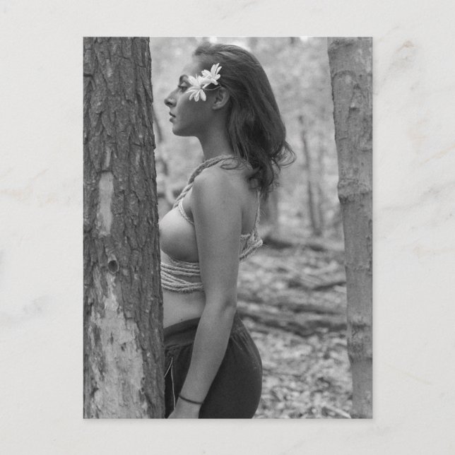 Hett Utomhusmodellfotovykort Vykort (Framsida)