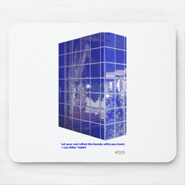 Hett Vår, AR Blue Tile Reflection Gifts Apparatur Musmatta (Framsidan)