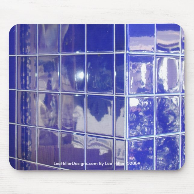 Hett Vår, AR BlueTile Reflection Mouse Pad Musmatta (Framsidan)