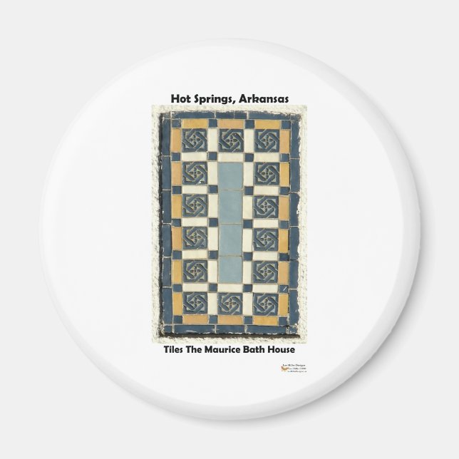 Hett Vår, AR Maurice Tiles Gifts Apparel Magnet (Framsidan)