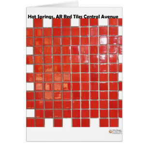 Hett Vår, AR Red Tiles Central Ave-gåvor Hälsningskort