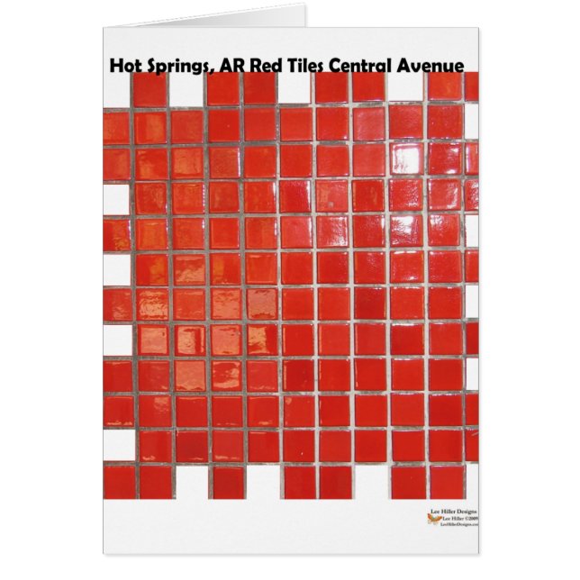 Hett Vår, AR Red Tiles Central Ave-gåvor Hälsningskort (Framsidan)