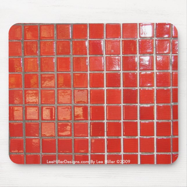 Hett Vår, AR Red Tiles Central Ave Mouse Pad II Musmatta (Framsidan)