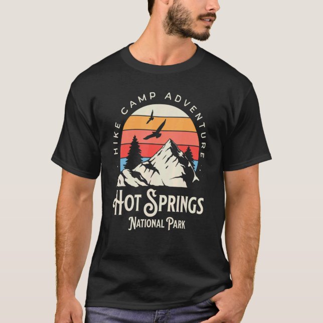 Hett Vår Arkansas Natur Hike Mountaines utomhus T Shirt (Framsida)