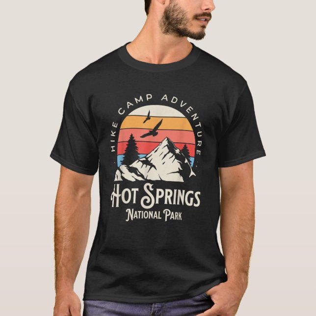 Hett Vår Arkansas Natur Hike Mountaines utomhus T Shirt (Framsida)