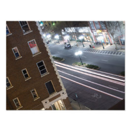 Hett Vår, Arkansas på natten. Fototryck