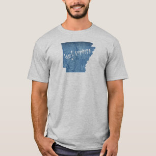 Hett Vår Arkansas Wood Grain T Shirt