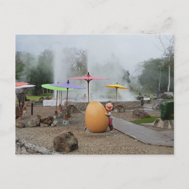 Hett Vår i Chiang Mai Thailand Vykort (Framsida)