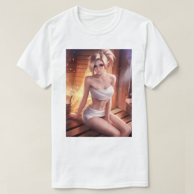 Hett Vår Mercy 23 T Shirt (Design framsida)