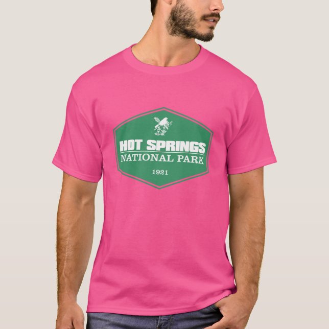 Hett Vår nationalpark 3 aktiv T Shirt (Framsida)