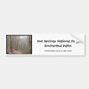 Hett Vår nationalpark, AR - Enchanted Väg Bildekal