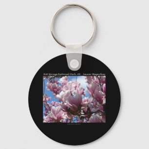 Hett Vår nationalpark AR Saucer Magnoia Gifts Nyckelring