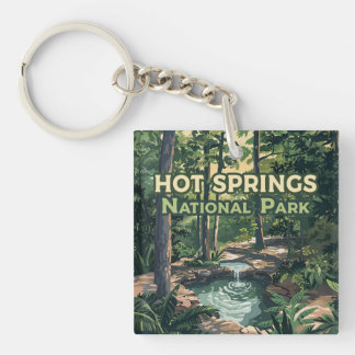 Hett Vår nationalpark Arkansas Retro