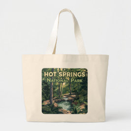 Hett Vår nationalpark Arkansas Retro Jumbo Tygkasse