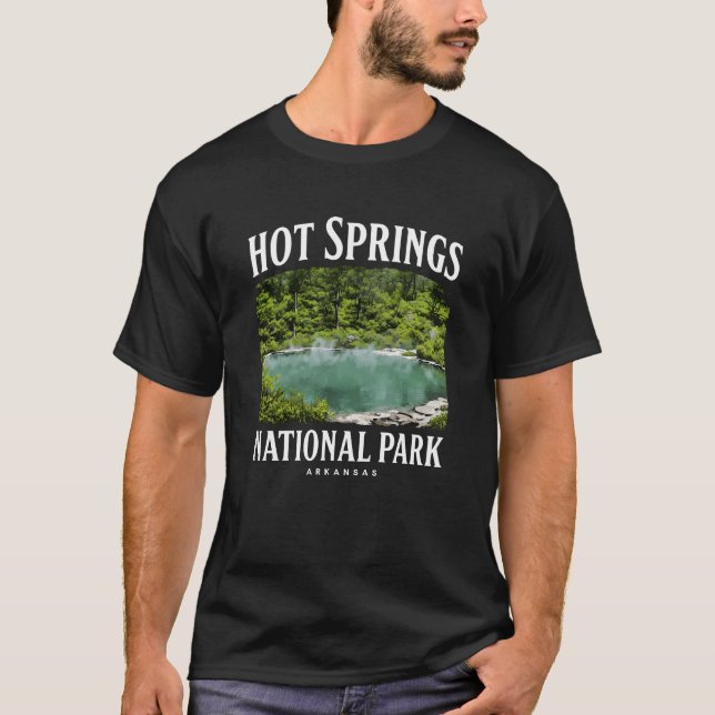 Hett Vår nationalpark Arkansas T Shirt (Framsida)