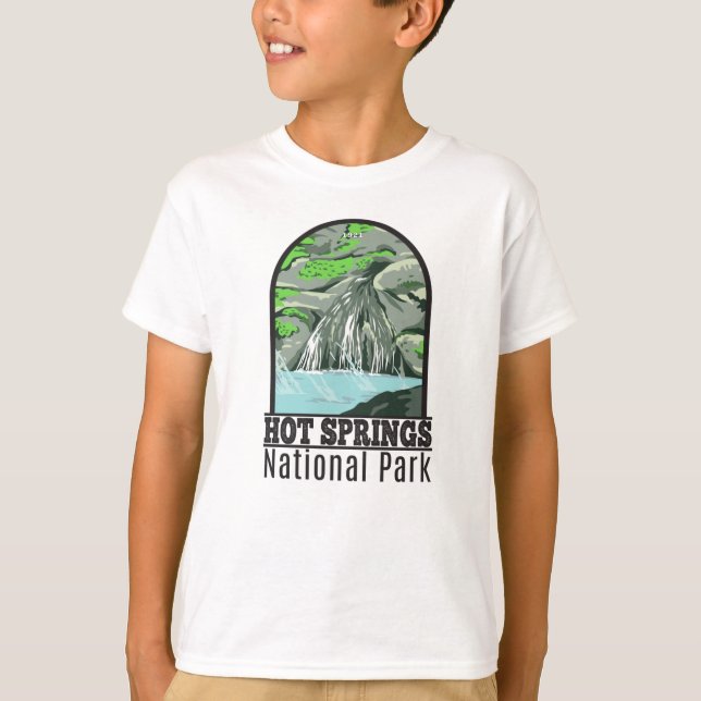 Hett Vår nationalpark Arkansas Vintage T-Shirt (Framsida)