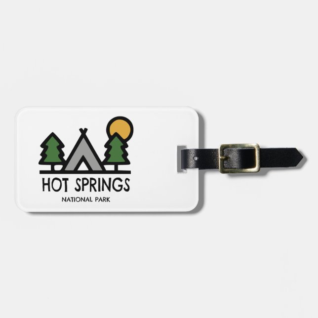 Hett Vår nationalpark Bagagebricka (Horisontell Framsida)