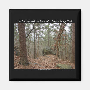 Hett Vår nationalpark Gulpha Gorge Trail Magnet