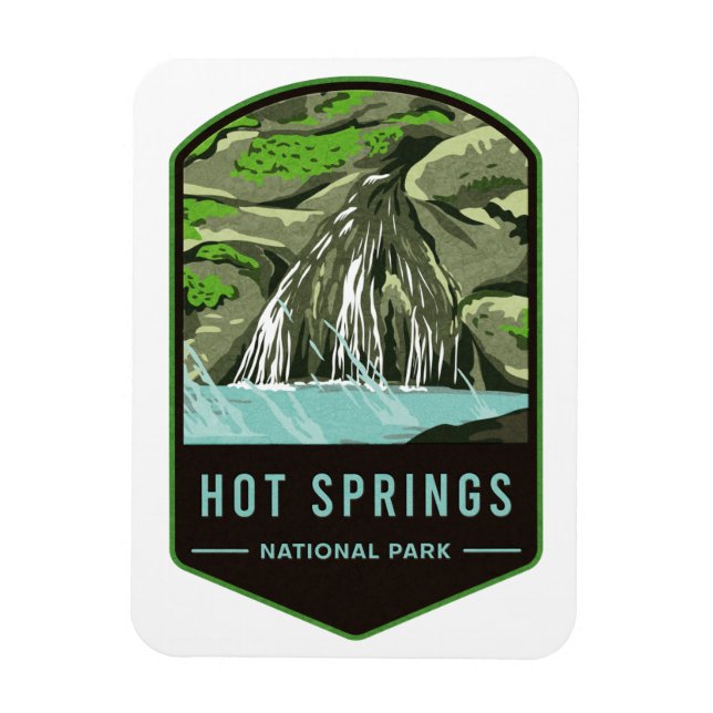Hett Vår nationalpark Magnet (Vertikal)