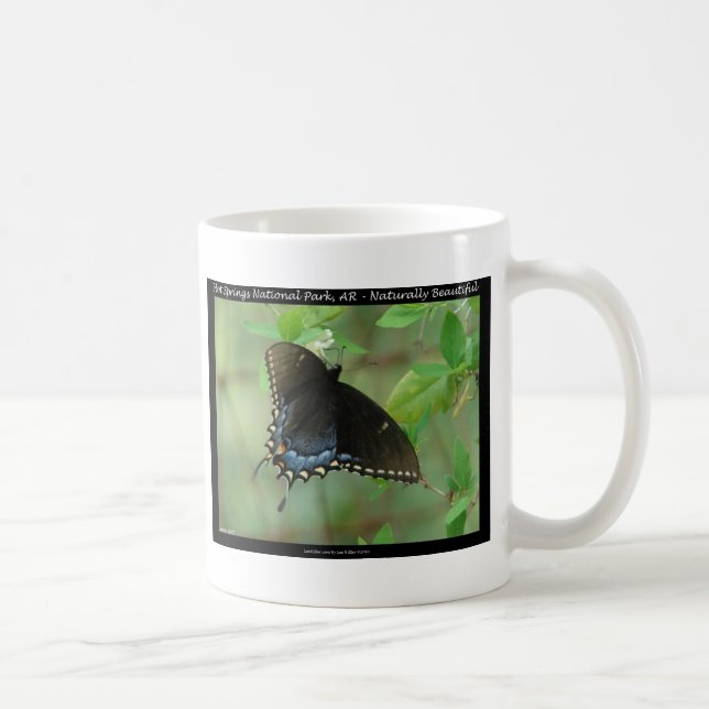 Hett Vår nationalpark Swallowtail Butterfly Kaffemugg (Höger)
