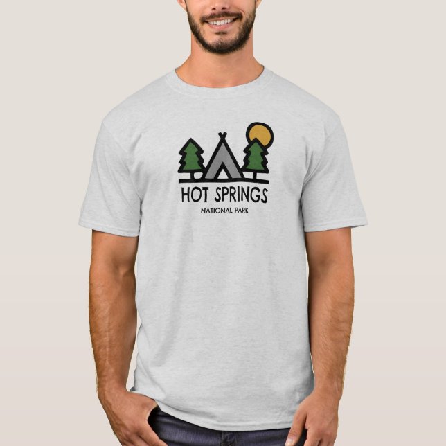 Hett Vår nationalpark T Shirt (Framsida)