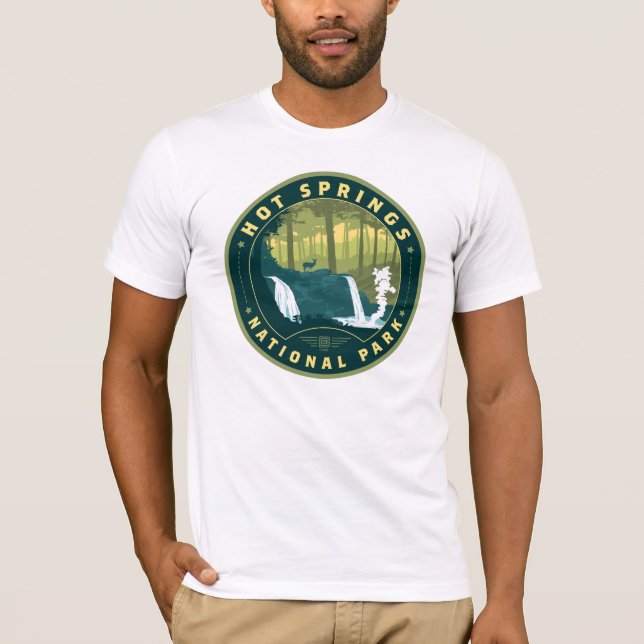 Hett Vår nationalpark T Shirt (Framsida)