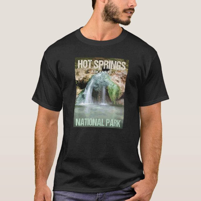 Hett Vår nationalparken Arkansas Poster T Shirt (Framsida)