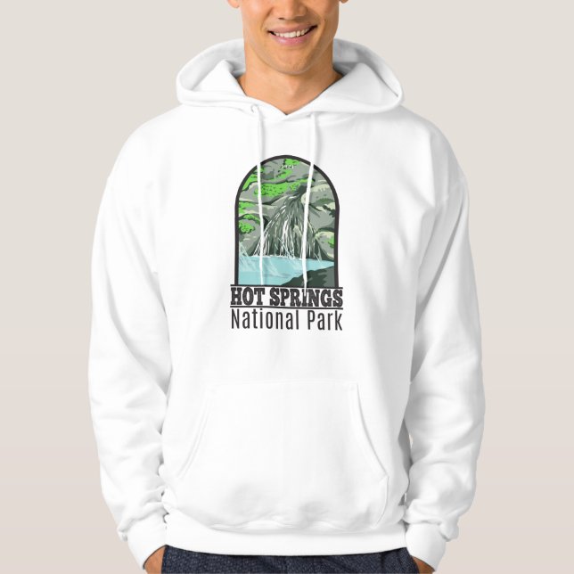 Hett Vår nationalparken Arkansas Vintage Hoodie (Framsida)