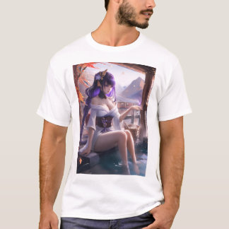 Hett Vår Raiden Shogun 89 T Shirt