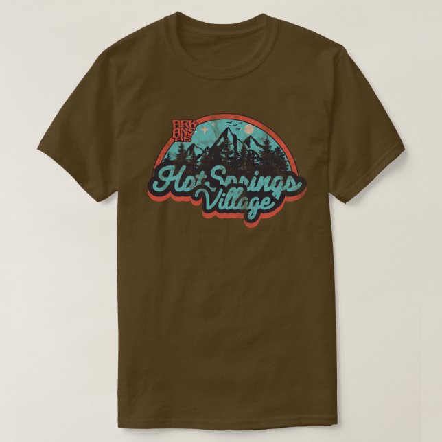 Hett Vår Village, Arkansas T Shirt (Design framsida)