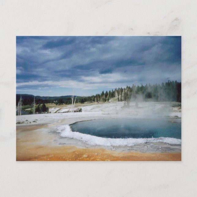 Hett Vår-Yellowstone Vykort (Framsida)
