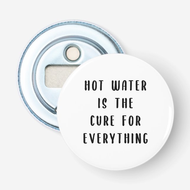 Hett vatten är botemedlet för allt flasköppnare (Framsidan)